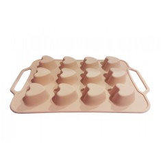Tava din silicon, 12 Inimioare, 37 cm, CooKstyle, 129COF