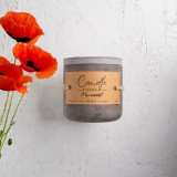 Lumanare parfumata handmade din ceara naturala de soia 100%, aroma de Mac oriental, Recipient ceramic, 150 g