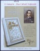 ROMANIA 2014, Ziua Culturii Nationale, Mihai Eminescu, MNH, 2010 a, Oameni, Nestampilat