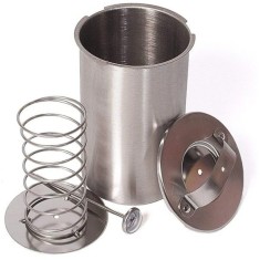 Presa din inox pentru preparat sunca presata cu termometru din otel inoxidabil