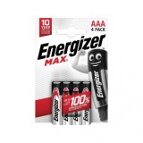 Baterie Energizer Max Alkaline Power, E92, LR03, 4BP