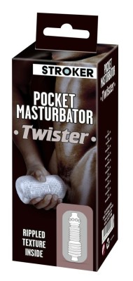 Masturbator transparent cu o textura stimulatoare in interior Pocket Masturbator foto