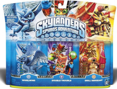 Skylanders Spyro Adventure Pack - Whirlwind - Double Trouble - Drill Sergeant - EAN: 5030917106415 foto