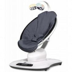 Fotoliu tip balansoar MamaRoo 4.0 Cool Mesh 4Moms, 83 x 50 x 64 cm, maxim 11 kg, 0 luni+, Gri foto