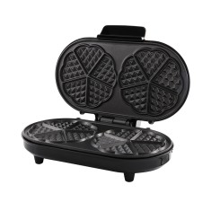 Aparat de facut gofre Heinner, 1000 W, temperatura reglabila, 13.97 cm