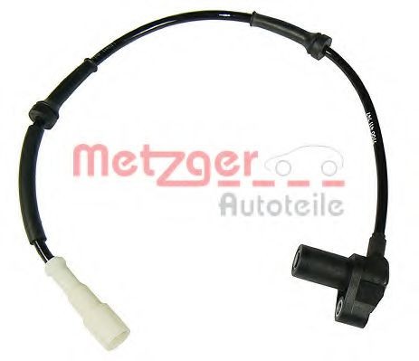 Senzor ABS / turatie roata RENAULT SYMBOL I (LB0/1/2) (1998 - 2008) METZGER 0900398