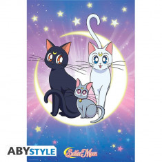 Poster Sailor Moon - Luna, Artemis & Diana (91.5x61)