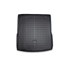 Covor pentru Portbagaj tip Tavita Compatibil Smart Fortwo 2014-2020, Material Flexibil, Negru foto
