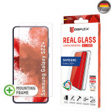 Cumpara ieftin Folie pentru Samsung Galaxy S22 Plus 5G, Displex Real Glass + Case, Clear