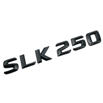 Emblema SLK 250 Negru, pentru spate portbagaj Mercedes foto