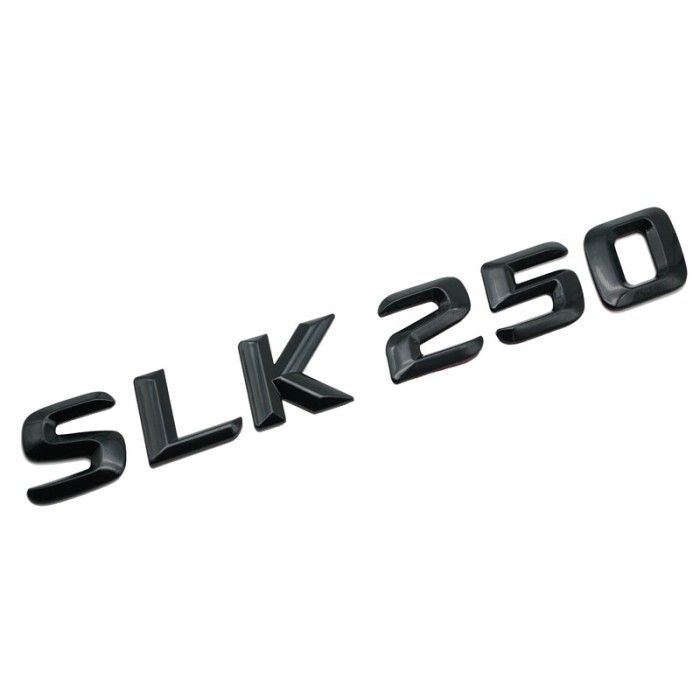 Emblema SLK 250 Negru, pentru spate portbagaj Mercedes