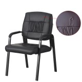 Cumpara ieftin Scaun de conferinta, piele ecologica si spuma, cotiere captusite, inaltime 91 cm, RESIGILAT