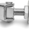 Balama reglabila cu filet M16, lungime tija 46-60 mm, otel galvanizat