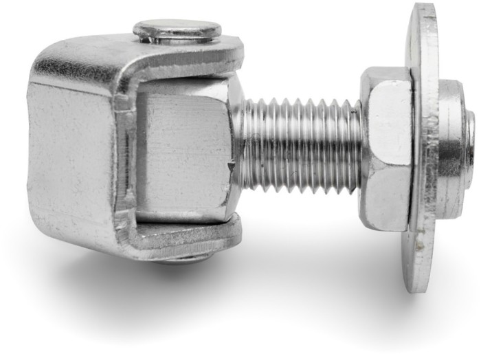 Balama reglabila cu filet M16, lungime tija 46-60 mm, otel galvanizat