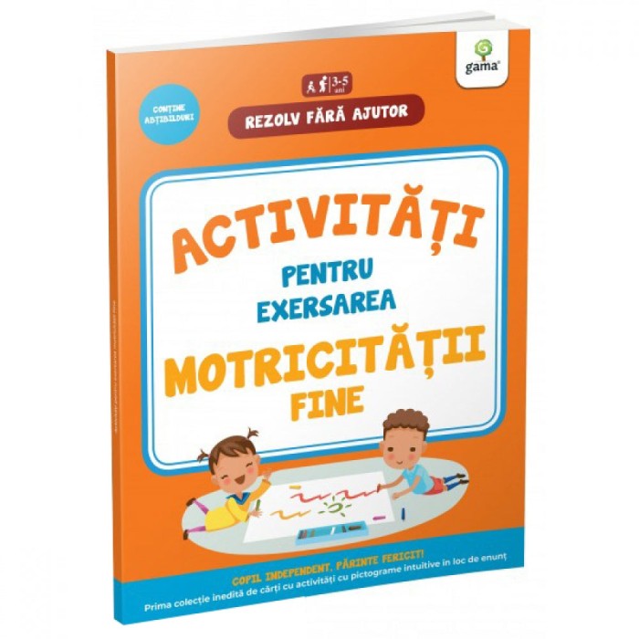Activit. pentru exersarea motricitatii fine 3-4 ani/Rezolv fara ajutor!