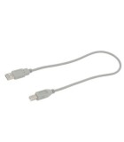 Cablu USB 2.0 A - USB B imprimanta 0.5m gri QOLTEC-50394