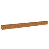 Cumpara ieftin Pat de gradina inaltat 580x50x36 cm, otel corten