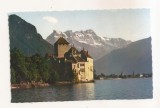 FA129 -Carte Postala- ELVETIA - Lac Leman. Le Chateau de Chillon et les Dents du Midi, necirculata