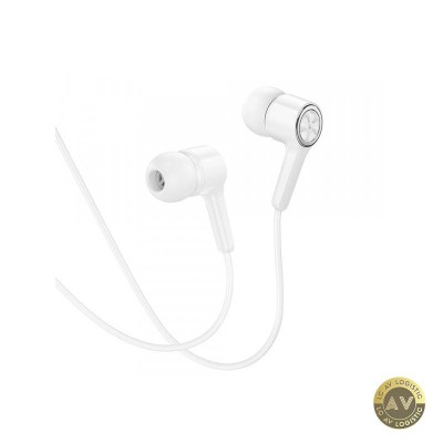 Handsfree 3.5mm HOCO M104 Alb foto