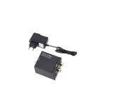 Adaptor Convertor audio ANALOG intrare 2xRCA la DIGITAL iesire TOSLINK cu alimentator 1A