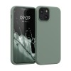 Husa Kwmobile pentru Apple iPhone 13 Mini, Verde, Silicon, KWM000013OU057C, Carcasa