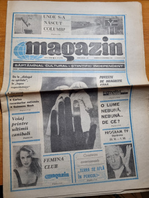 ziarul magazin 23 noiembrie 1991 foto
