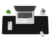 MousePad mare XXL, din Piele PU pentru protectie birou, VisionHub&reg;, Suprafata moale, Impermeabil, Baza Anti-Alunecare, 120x60cm, Negru