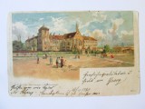 Austria-Viena:Academia Militară Neustadt,carte poștală circulată 1899