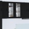 vidaXL Dulap suspendat de bucătărie cu raft Negru 40 x 31 x 80 cm 884987