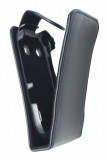 Husa flip TelOne neagra pentru Samsung Delphi B3410, Cu clapeta, Piele Ecologica