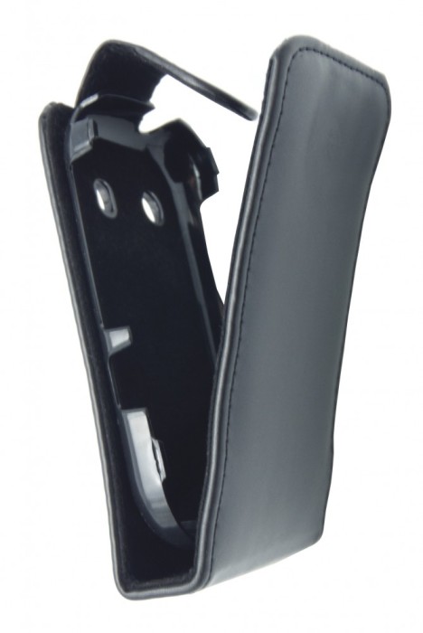 Husa flip TelOne neagra pentru Samsung Delphi B3410