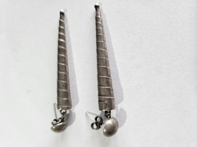 Cercei din argint #3005 foto