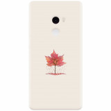 Husa silicon pentru Xiaomi Mi Mix 2, Autumn Tree Leaf Shape Illustration