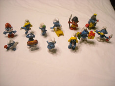 Strumfi, smurfs - Set 12 figurine cauciuc - Schleich, Bullyland, Peyo foto