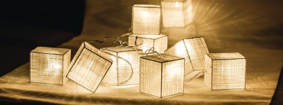 String Light Square 10 LED sir HQ foto