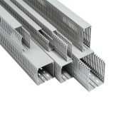 Canal cablu perforat PVC 25x40 mm, lungime 2 m, Plastim PDK2540