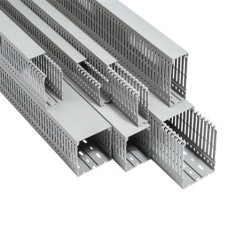 Canal cablu perforat 25x40mm, 2 metri - Plastim PDK2540