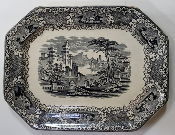 PLATOU DECORATIV LITNER &amp;amp, AMP, Co, Secol 19
