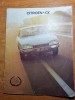 Revista Citroen CX: Prezentare 1974-1975. Carte Tehnica Auto - Model Colectie