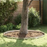 vidaXL &Icirc;mprejmuire pentru gazon Argintiu 450 x 15 cm Oțel inoxidabil