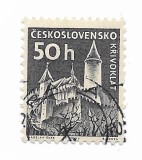 Cehoslovacia - Castele, 1963 - obliterata