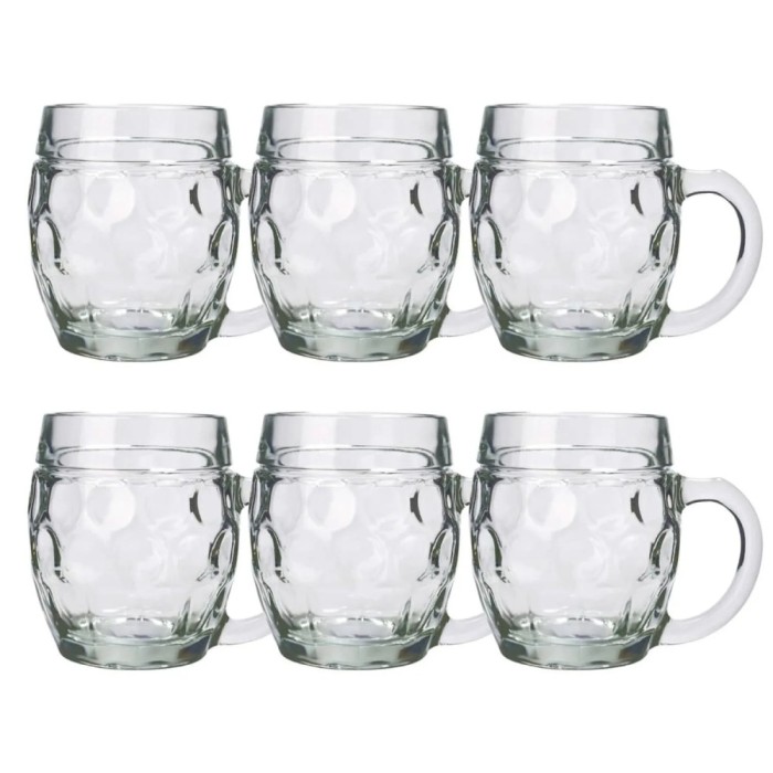Bierglas, Bierkrug, Ma&szlig;krug, Bierseidel 6er Set Biergl&auml;ser, T&uuml;binger - 0,4 Liter