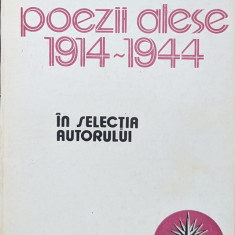 Poezii Alese 1914-1944 In Selectia Autorului - Nichifor Crainic ,560250