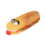 Jucarie din vinil, hot dog, 18x5.5x4.5 cm