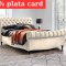 Pat Misterio 160x200 cm Tapitat Catifea Crem Somiera Inclusa (cod AF 3589-01)