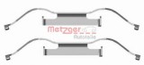 Set accesorii, placute frana VW MULTIVAN V (7HM, 7HN, 7HF, 7EF, 7EM, 7EN) (2003 - 2015) METZGER 109-1681