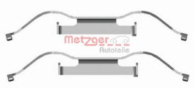 Set accesorii, placute frana VW TRANSPORTER V platou / sasiu (7JD, 7JE, 7JL, 7JY, 7JZ, 7FD) (2003 - 2016) METZGER 109-1681 foto