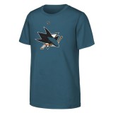 San Jose Sharks tricou de copii NHL Primary Logo Short Sleeve - 170&ndash;176 cm (14&ndash;16 ani)