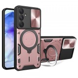 Husa pentru Samsung Galaxy A55 5G A556, Techsuit, CamGuard Pro, Roz Aurie