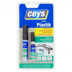 Adeziv Ceys SPECIAL PLASTIK, pentru materiale plastice dificile, al doilea, 3 g + 4 ml